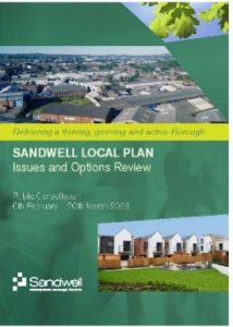 Screenshot of Sandwell Local Plan leaflet
